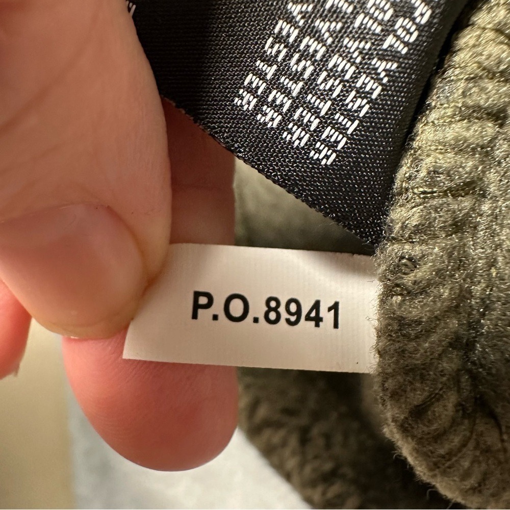 New Balance Womens XL Herringbone Fleece Full Zip Jacket Olive Green‎ Mock Neck - Picture 5 of 9